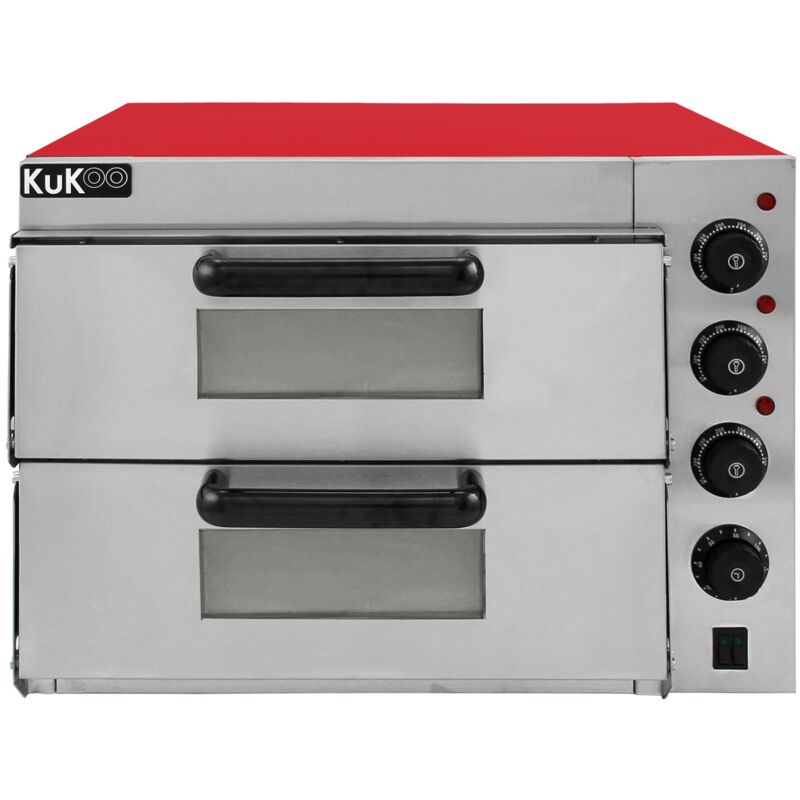 Forno Elettrico a Due Comparti per Pizza da 40cm - KuKoo