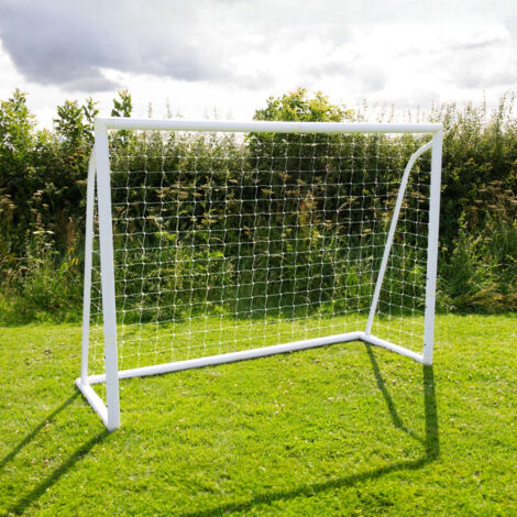 vidaXL Set Porta da calcio in acciaio 240 x 90 x 150 cm di alta qualità