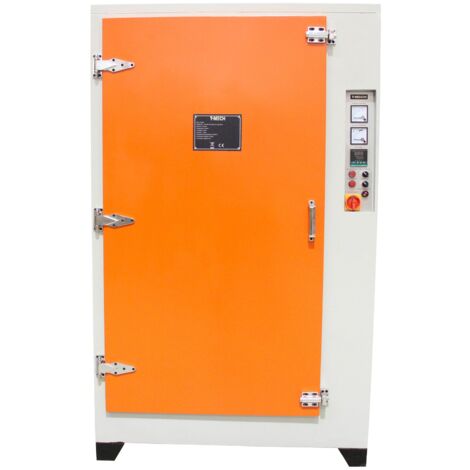 Forno Elettrico Professionale T-Mech per Verniciatura a Polvere: 7.2KW, 250°C Max, 4 Ripiani, Dimensioni Interne 160x84.5x84.5cm, Ideale per Polimerizzazione di Componenti Metallici e Industriali (1/5)