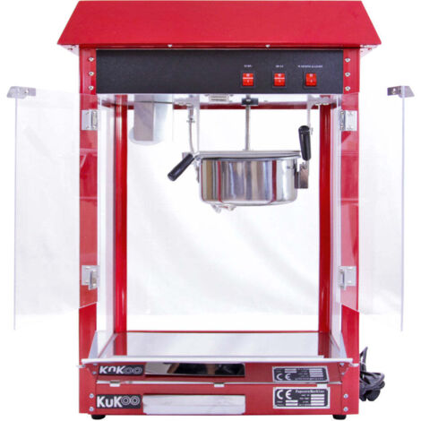 Macchina Per Popcorn Manuale In Acciaio Inox A Forma Di