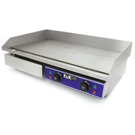 Piastra Elettrica da Cucina in Acciaio Inossidabile Piastra Elettrica Professionale Piastra Bistecchiera Commerciale per Bar e Ristoranti - 70 cm