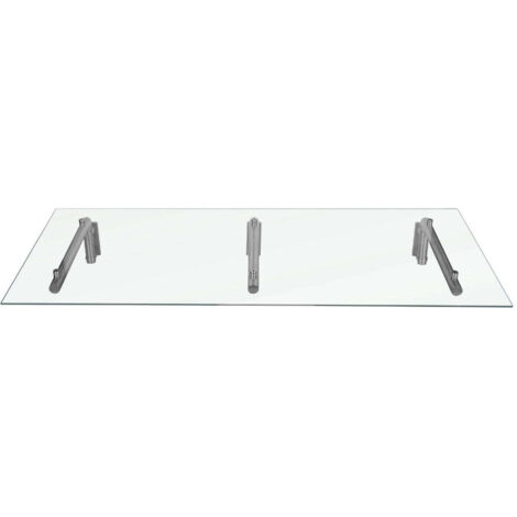 Pensilina, Tettoia Modulabile In Vetro, Porta Finestre Da Esterno, Impermeabile Resistente alla Corrosione in Acciaio Inossidabile per Porte Esterne - 180x80 cm