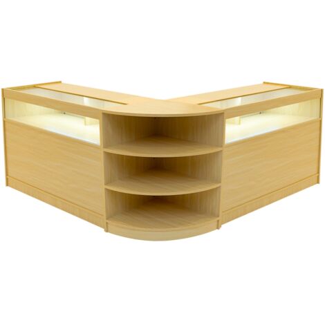 Set Bancone Acero Theseus LED B1200 LM60 con Ante Scorrevoli, Chiavi, 3 Mobili Espositivi in Vetro con Ripiani Interni, Illuminazione Bianca per Negozio, Gioielli, Abbigliamento (1/5)
