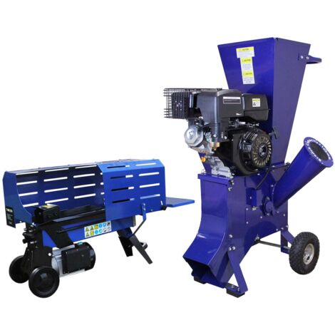 Bundle T-Mech spaccalegna 7T e biotrituratore 15HP con motore Ducar (1/5)