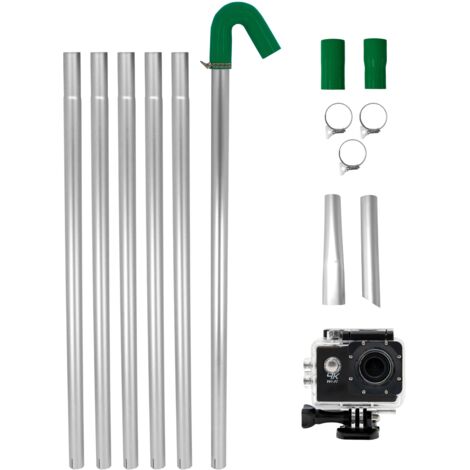 Giunto Telescopico 360° Con Adattatore Angolare Per Pulizia Grondaie E Aste – Filettatura 3/4” In Nylon, Confezione Da 2 Pezzi