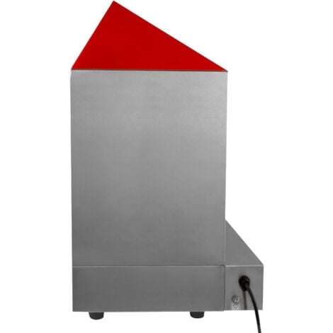 KuKoo Macchina a Vapore per Hot Dog in Acciaio Inox con Carrello