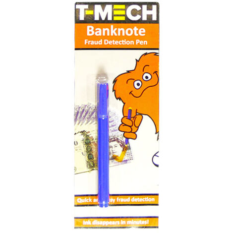 T-Mech - 5 Penne per Rivelamento Banconote False per Tutte le Valute Mondiali