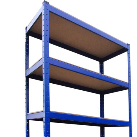 Scaffale da Garage ad Incastro T-Rax - Blu - 90cm x 45cm - 9 Pezzi