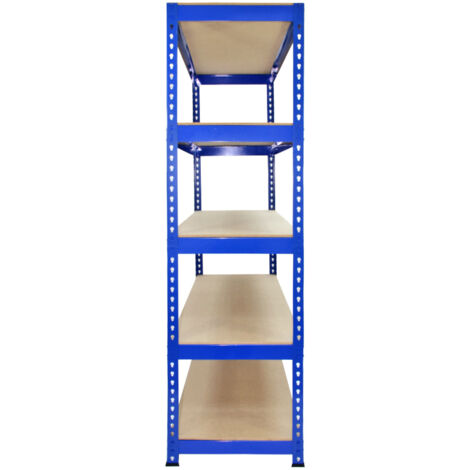 shelfplaza® PRO 90x50x30 cm Scaffale metallo per carichi pesanti zincato  con 3 ripiani con 200kg