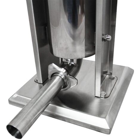Insaccatrice Manuale 5kg Acciaio Inox - Macchina Per Salumi Con 4 Imbuti E Doppia Velocità - Foto 8