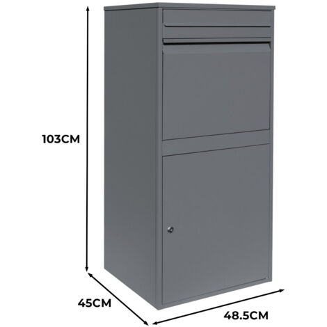 Cassetta Postale Da Parete FP-TECH - Con Serratura, Finestra E Targhetta