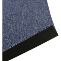 40 Mattonelle di Moquette 10mq in Nero Carbone & Blu Tempesta