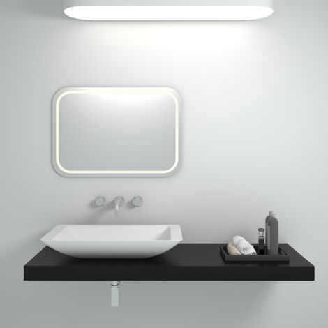 Lavabo rectangular independiente Blanco mate - Niari