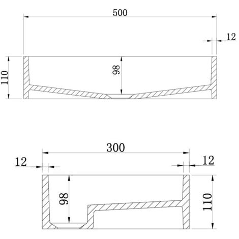Lavabo rectangular independiente Blanco mate - Shanga1
