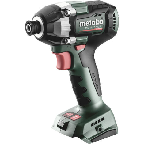 Metabo – Akku-Schlagschrauber 18V – Brushless-Motor – max. Drehmoment 200Nm – für Hartholz und Stahlbeton – 3 Drehmomentstufen – Karton (1/5)