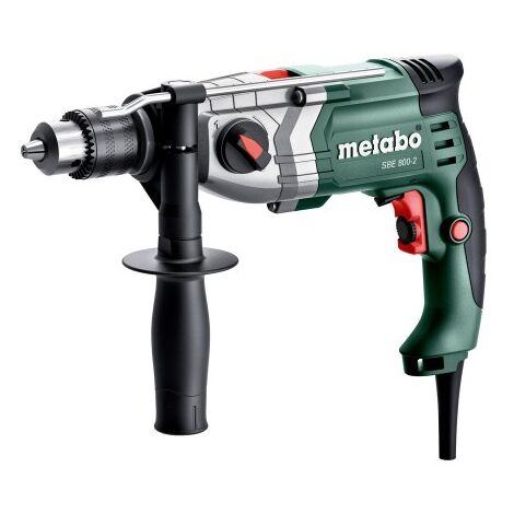 Schlagbohrmaschine METABO SBE 800-2 – 800W, 2-Gang, Vario-Elektronik – Drehmoment 30Nm für Stahlbeton – Kunststoffkoffer (1/7)