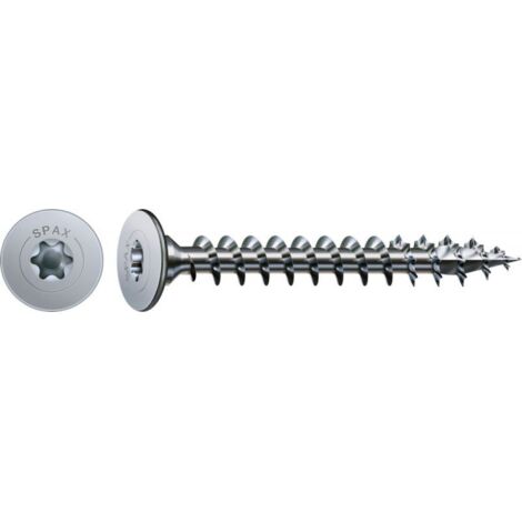 SPAX Flachrückwandkopf für Rückwände, 4 x 16 mm, 70 Stück, Vollgewinde, Rückwandkopf, T-STAR plus, 4CUT, WIROX - 4151010400162 (1/3)