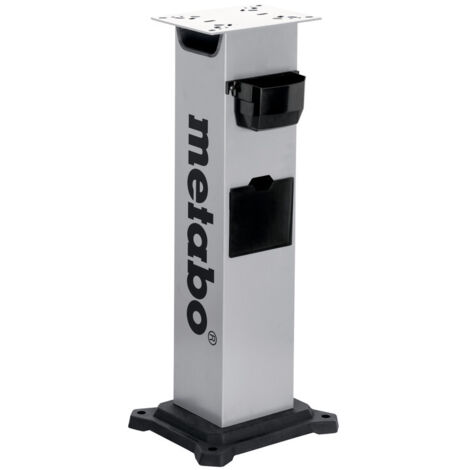 Metabo Bodenständer für Doppelschleifmaschinen – stabil und nivellierbar – mit Kühlwasserbehälter und Schublade – Abmessungen 350x290x840mm (1/4)