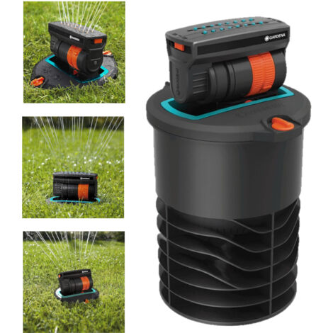 Gardena 08223-20 Sprinklersystem Versenk-Viereckregner OS 140