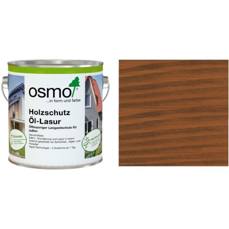 OSMO Holzschutz-Öl Lasurfarbe 707 Nussbaum 2,5L