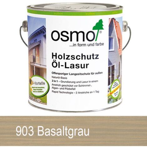Osmo Holzschutz Öl-Lasur 2.5 ltr 903 Basaltgrau