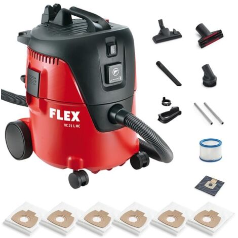 FLEX Sicherheitssauger VC 21 L MC + Vliesfiltersäcke - 409979 (1/5)
