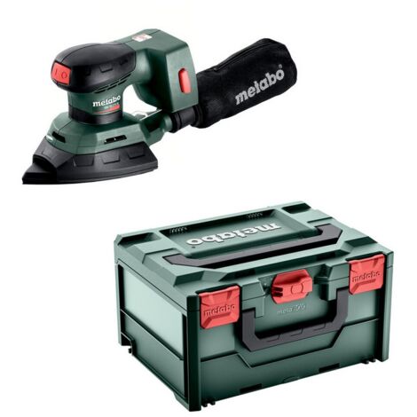 METABO Akku-Multischleifer SM 18 LTX BL (602089840) mit zwei Schleiftellern metaBOX 215