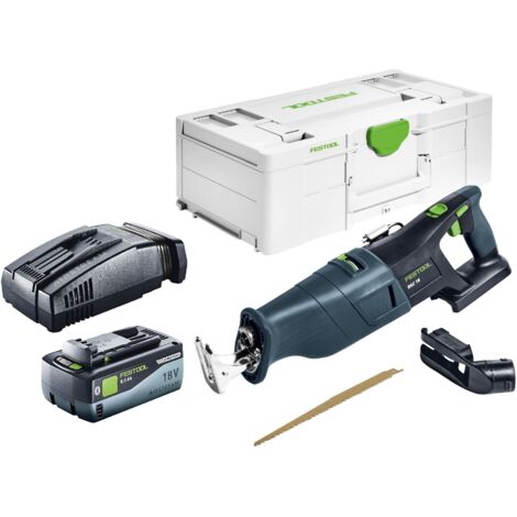 Festool RSC 18 EB-Basic Akku Säbelsäge 18 V Brushless + 1x Akku 8,0 Ah + Schnellladegerät + Systainer (1/5)