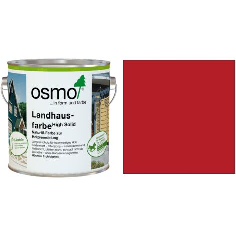 Osmo Landhausfarbe Karminrot 0,75 l - 11400126