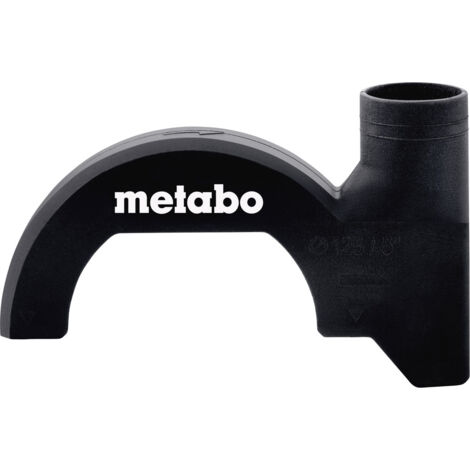 Metabo – Absaughauben-Clip für Winkelschleifer Ø 125 mm – staubarm bis 30 mm – antistatisches Material – werkzeuglose Befestigung – Anschluss Ø 35/41 mm (1/10)