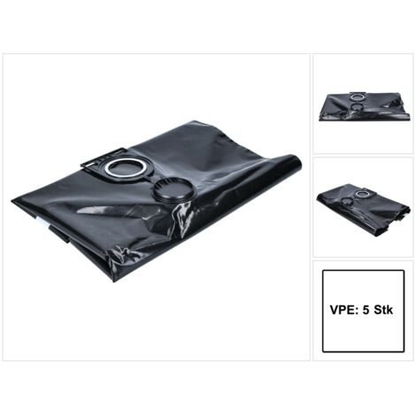 Metabo 5 PE-Entsorgungsbeutel 25 Liter – 20-faches Volumen gegenüber Papierbeuteln – Für M- und H-Klasse Sauger – Saubere Entsorgung (1/5)