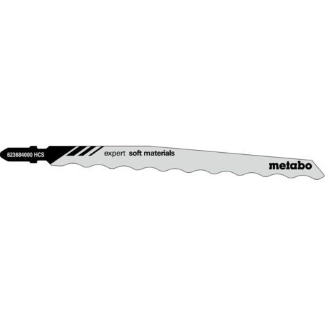 METABO 3 Stichsägeblätter "expert soft materials" 126 mm, HCS (623684000) (1/3)