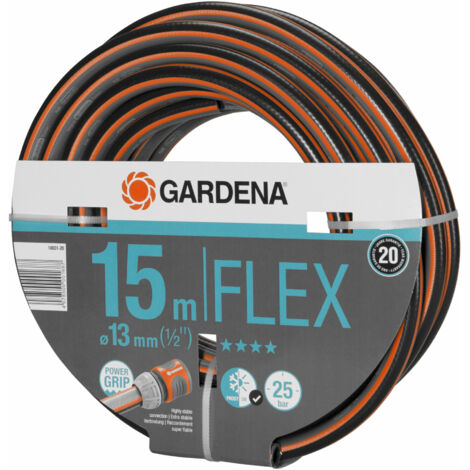 FLEX 15 m Gartenschlauch Krone + Carbon-Strickverstärkung Ø 13 mm GARDENA