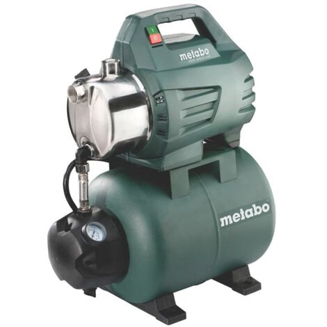 Metabo HWW3500/25 INOX Hauswasserwerk 900 W 4,5 bar 60096900 – Max. Fördermenge 3500 l/h – Edelstahl-Pumpengehäuse – Für Gartenbewässerung (1/10)