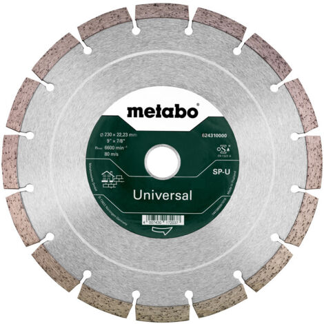 METABO Diamanttrennscheibe 230x22,23mm, SP-U, Universal SP (624310000)