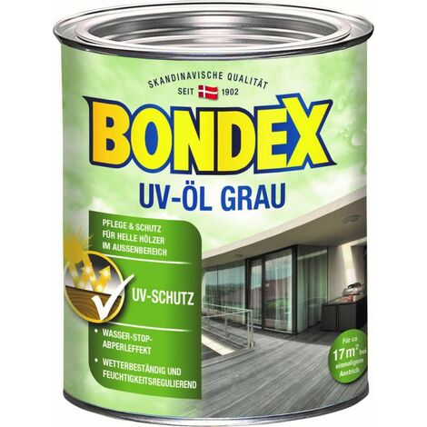 Bondex Holzpflegeöl Farblos 0,5L Holzschutz Holzpflege Farbtonauffrischung 