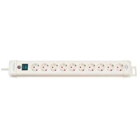 Brennenstuhl Premium-Line Steckdosenleiste 10-fach weiß 3m H05VV-F 3G1,5