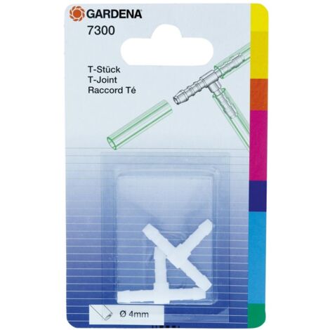 Gardena T-Stück für 4 mm-Schlauch, 2 Stk. (1/3)