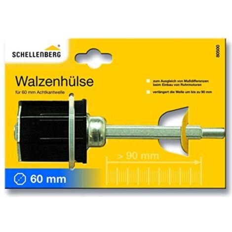 Schellenberg Walzenhülse, Für 60 Mm Wellen – Verlängert Die Welle Um Bis Zu 90 Mm