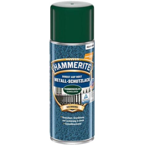 HAMMERITE Metallschutz-Lack Hammerschlag Dunkelgrün 400ml - 5087603