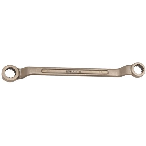 KS Tools BRONZEplus Doppel-Ringschlüssel gekröpft 8x9 mm - 963.7375