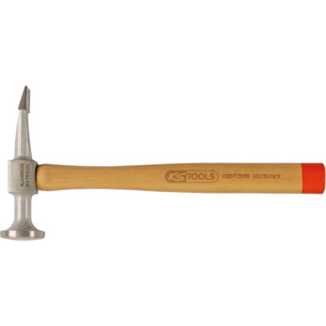 KS Tools Aluminium-Karosserie-Flachspitzhammer gewölbter Kopf, rund/flachspitz - 700.1490 (1/2)