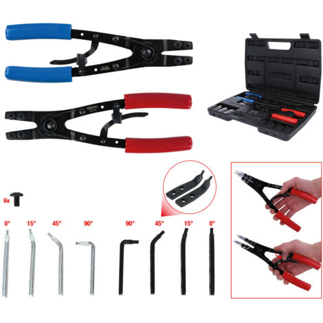 KS Tools Sicherungszangen-Satz mit Ratschenfunktion, 20-tlg - 500.1350 (1/5)