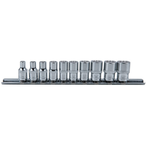 KS Tools 1/4" CHROMEplus 12-kant-Stecknuss-Satz, 10-tlg 4-13mm - 918.0615 (1/3)