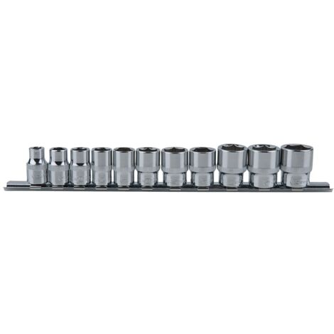 KS Tools 3/8" CHROMEplus 6-kant-Stecknuss-Satz, 11-tlg 8-19mm - 918.0608 (1/2)