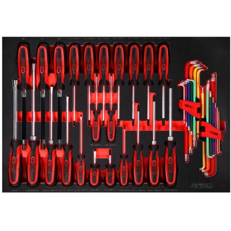 KS Tools Schraubendreher-Satz in Schaumstoffeinlage, 41-tlg - 811.0041 (1/3)