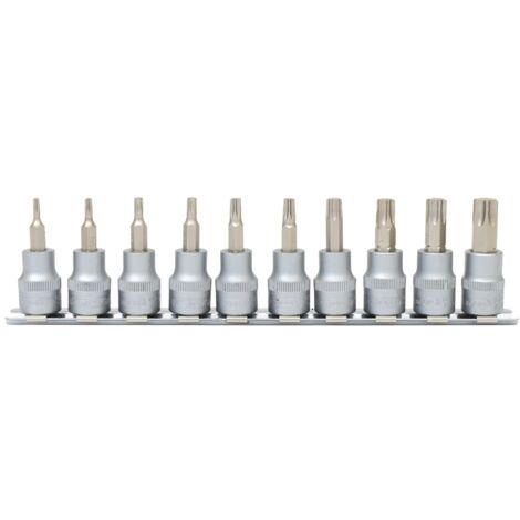 KS Tools 3/8" Bit-Stecknuss-Satz Torx, 10-tlg, T10-T55 - 911.3935 (1/3)