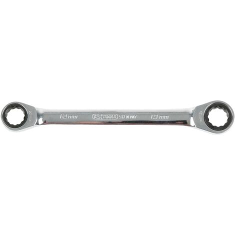 KS Tools GEARplus Doppel-Ratschenringschlüssel, 12x13mm - 503.4504