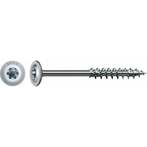 SPAX HI.FORCE, 8 x 180 mm, 16 Stück, Teilgewinde, Tellerkopf, T-STAR plus T40, 4CUT, WIROX - 4251010801817