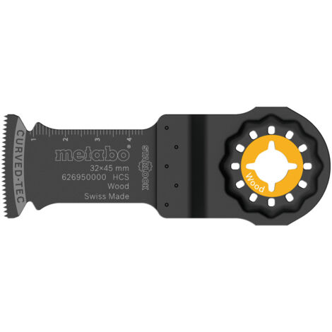METABO 5 Tauchsägeblätter, Holz, HCS, 32 mm, Starlock (626951000) (1/3)